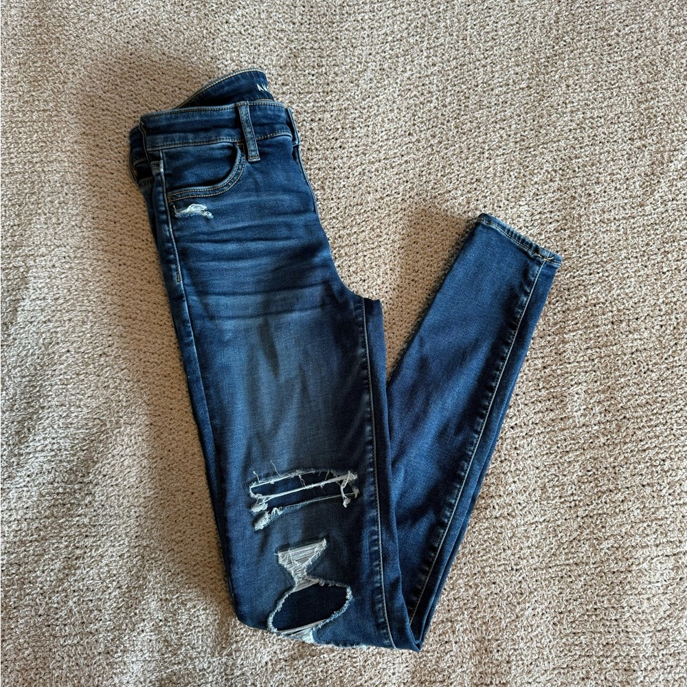 American Eagle next level stretch high rise jegging 4 X-Long